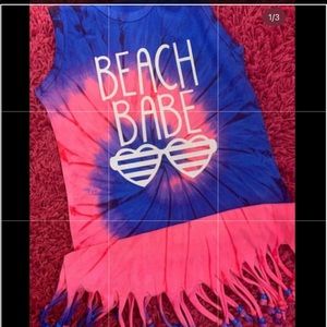 Tye dye beach cover up!